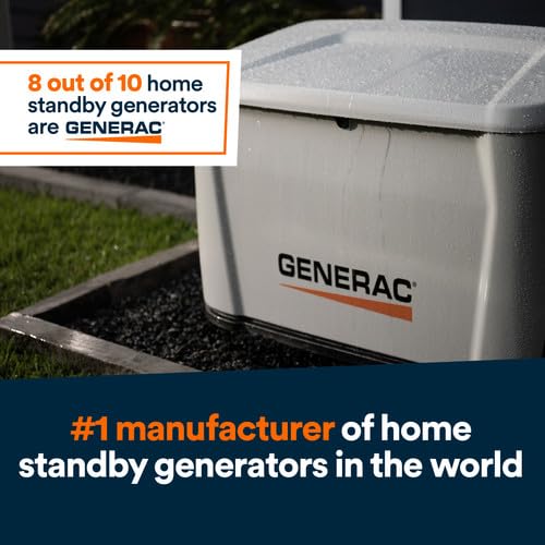 Generac 22kW Whole Home Generator, Transfer Switch & Cellular Capability