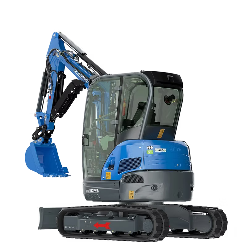 RIPPA R32 Mini Excavator 3.2 Ton with Kubota Engine + 12 FREE Attachments
