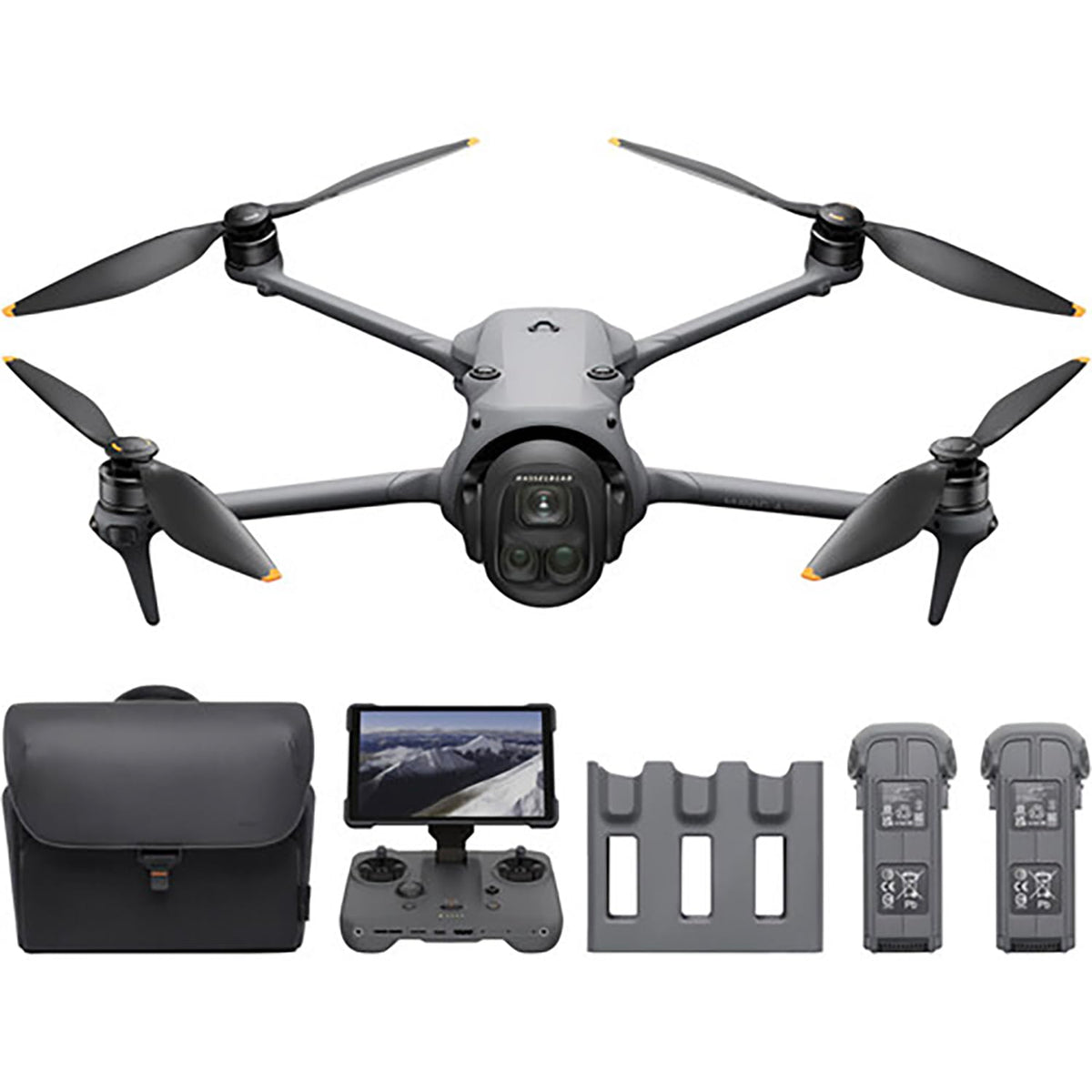 DJI Mavic 4 Pro Drone 512GB Creator Combo (DJI RC Pro 2) with 100MP Hasselblad Camera, Triple-Camera System, 6K/60fps HDR Video, 51-Min Flight Time, O4+ 30km Video Transmission, 0.1-Lux Night Vision