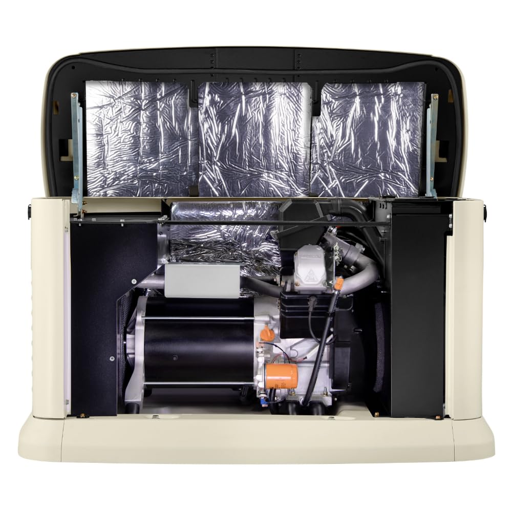 Generac Guardian 10kW Home Generator, Transfer Switch & WiFi Monitoring