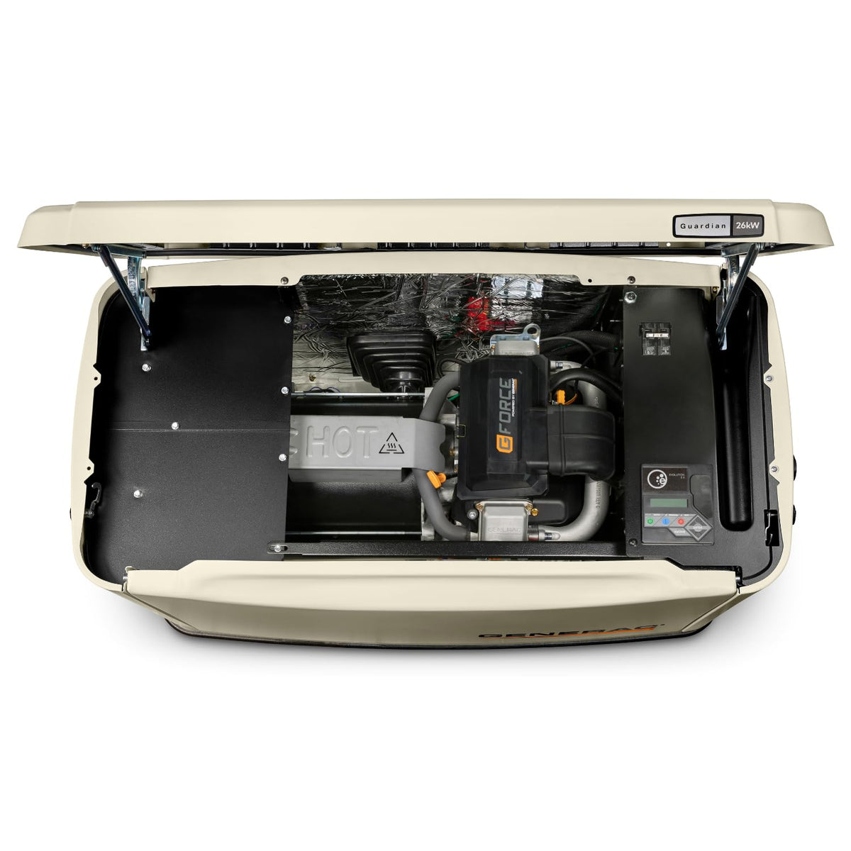 Generac Guardian 26kW Home Generator, Transfer Switch & WiFi Monitoring