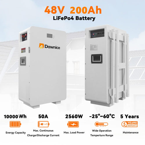 10KWH Hybrid Solar Power System Complete Kit Solar Home Energy Storage System 10PCS 550W Solar Panel (5500W) + 1Set 48V 5KW Split Phase Inverter Built in MPPT + 1Set 10kwh Lithium Battery
