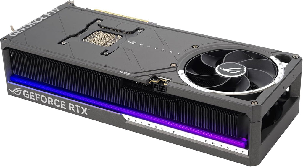 ASUS ROG Astral GeForce RTX 5090 32GB GDDR7 OC Edition Gaming Graphics Card (Nvidia GeForce RTX5090, Four Fans, 3.8 Slot Design, PCIe 5.0, 2X HDMI 2.1b, 3X DisplayPort 2.1a)