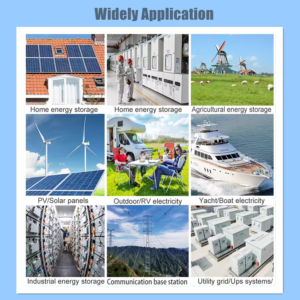 16KWH 10KW Hybrid Solar System Complete Kit 10PCS*550W Solar Panel (5500W) + 1Set 48V 10KW Split Phase Inverter with MPPT Controller + 1Set 16KWH Lithium Battery
