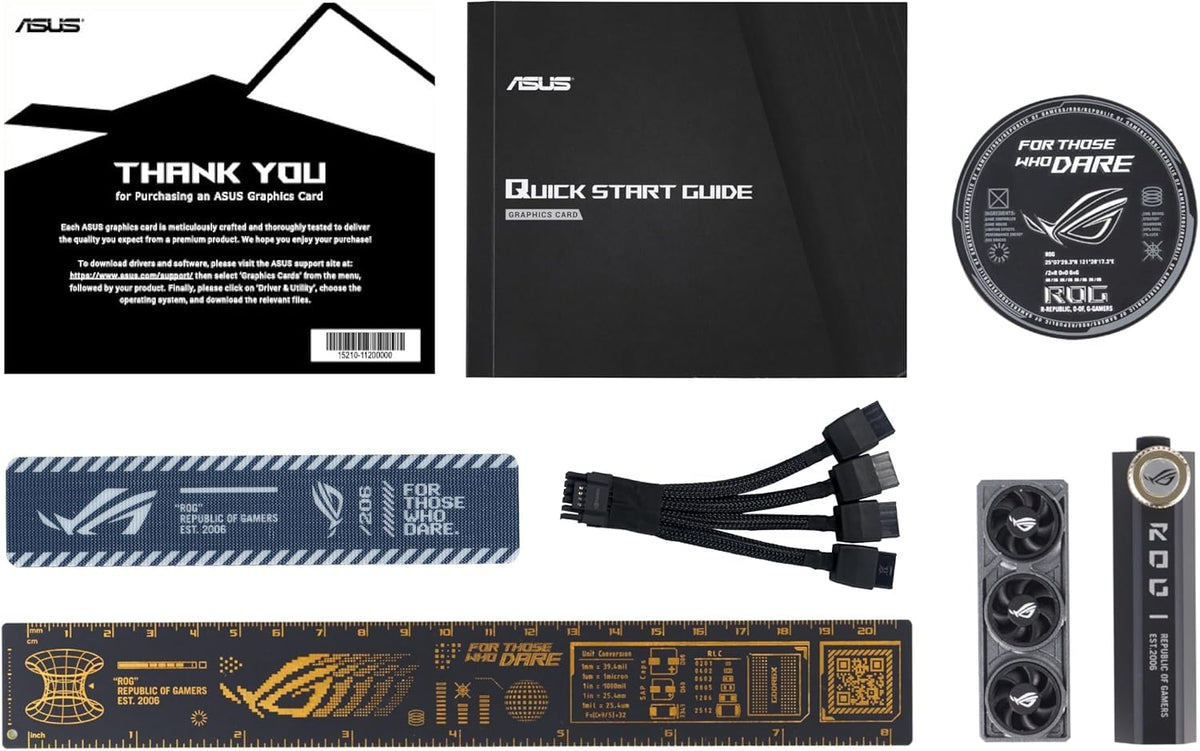 ASUS ROG Astral GeForce RTX 5090 32GB GDDR7 OC Edition Gaming Graphics Card (Nvidia GeForce RTX5090, Four Fans, 3.8 Slot Design, PCIe 5.0, 2X HDMI 2.1b, 3X DisplayPort 2.1a)