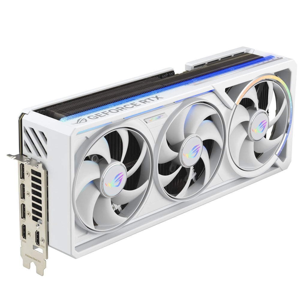 ASUS ROG Astral GeForce RTX 5090 32GB GDDR7 White OC Edition Gaming Quad Fan Graphics Card (NVIDIA DLSS 4, 3.8 Slot Design, PCIe 5.0, 3X DP 2.1b, 2X HDMI 2.1b, White)