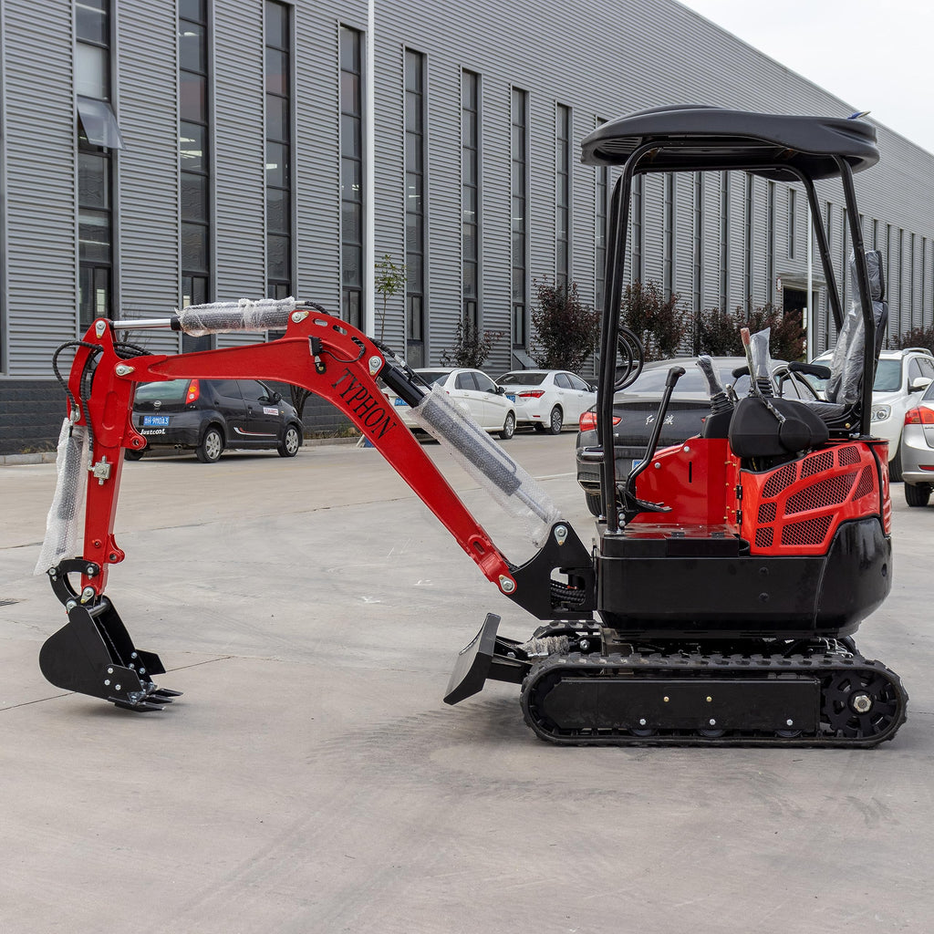4,000 lbs Terror XVIII Mini Excavator, EPA Certified USA KUBOTA D902 Diesel Machine for Garden, Farms, Parks, Roads – Ideal for Digging, Drilling, Bull-Dozing